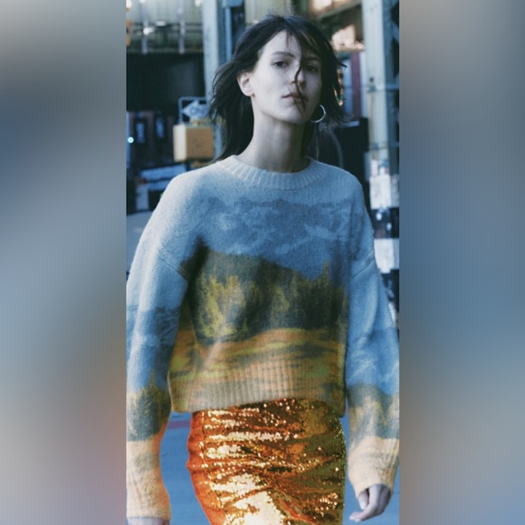 ZARA Landscape Knit *as seen in Abbott Elementary* - Picture 5 of 9